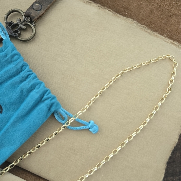 Rachel Glauber 14k Gold Plated Locket Charm Necklace. New no tags.Stylish 14k - Picture 5 of 8